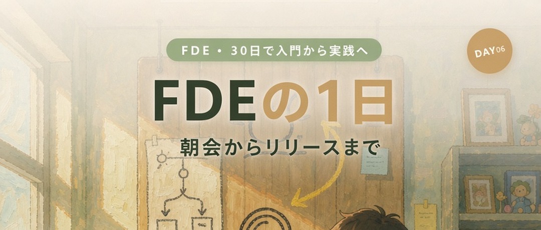 FDE 30日入門 DAY06「FDEの1日 朝会からリリースまで」